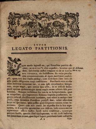 Svper Legato Partitionis