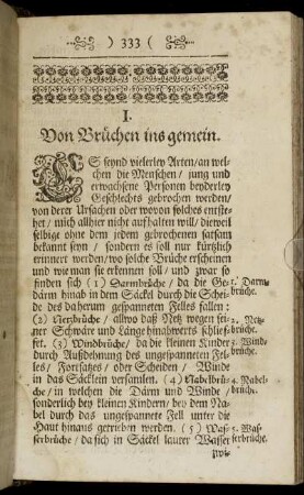 I. Von Bruechen insgemein - X. Ungulæ, Augen-Felle
