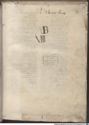 Incipiunt tituli quaestionum Quaestiones de duodecim quodlibet Thome de Aquino