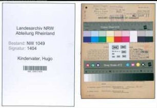 Entnazifizierung Hugo Kindervater , geb. 01.12.1910 (Kaufmaennischer Angestellter)