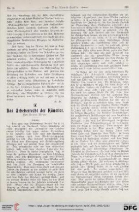 5: Das Urheberrecht der Künstler