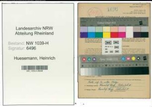 Entnazifizierung Heinrich Huesemann , geb. 17.09.1904 (Anstreicher)