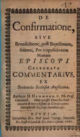 De Confirmatione Commentarius