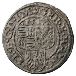 Fundmünze, Spitzgroschen, 1547