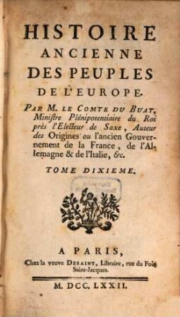 Histoire ancienne des peuples de l'Europe, 10