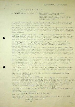 1.2.1 Zusammenarbeit VR Polen: Reisebericht 7.7.1953