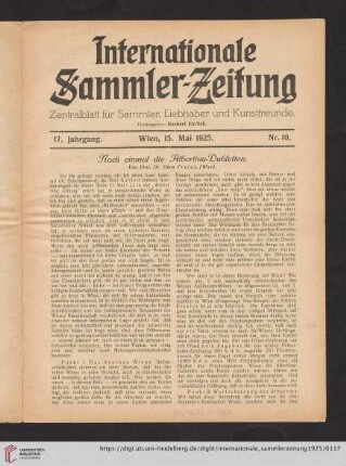 Nr. 10 (15. Mai)