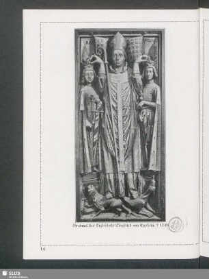 Dom zu Mainz. Grabmal des Erzbischofs Siegfried von Eppstein