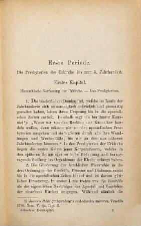 Die Entwicklung der bischöflichen Domkapitel bis zum vierzehnten Jahrhundert