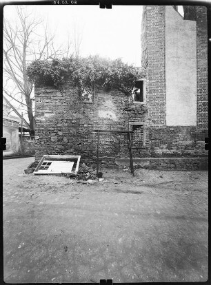 Bautzen. Ruine der Mönchskirche