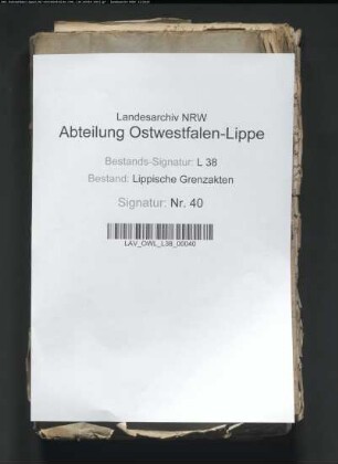 Grenze des Amtes Sternberg zur Grafschaft Schaumburg (hess. Teil)