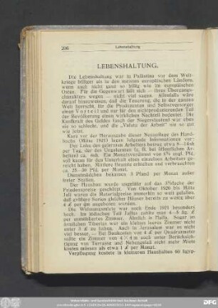 Lebenshaltung.