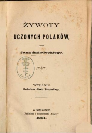 Zywoty uczonych Polaków