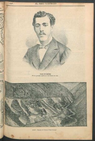 [Retrato de] Juan Avendaño : Médico peruano muerto el 7 de Febrero de 1891.