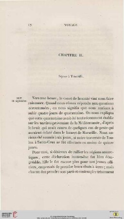 Chapitre II: Séjour à Ténériffe