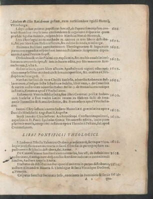 Libri Pontificii Theologici.
