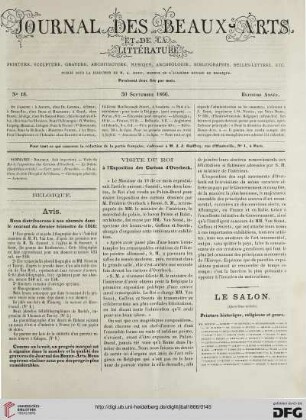 Nr. 18 (30 Septembre 1866)
