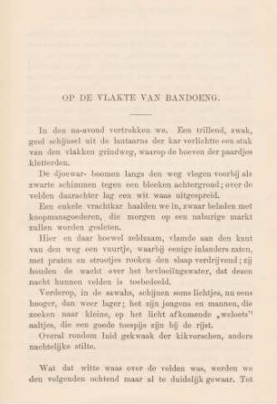 Op de vlakte van Bandoeng