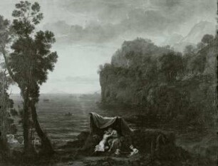 Küstenlandschaft mit Acis und Galatea