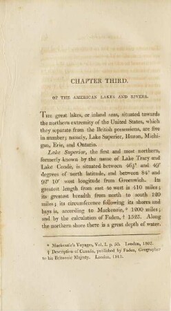 Chapter Third. Of The American Lakes And Rivers