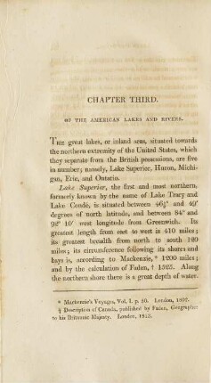 Chapter Third. Of The American Lakes And Rivers