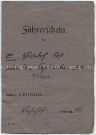 Führerschein - Familienkonvolut