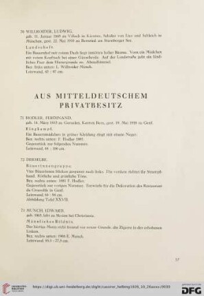 Aus mitteldeutschem Privatbesitz (Nr. 71-73)