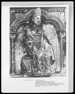 Dreikönigenschrein — Salomonseite — Prophetenreihe — Der Prophet Aaron