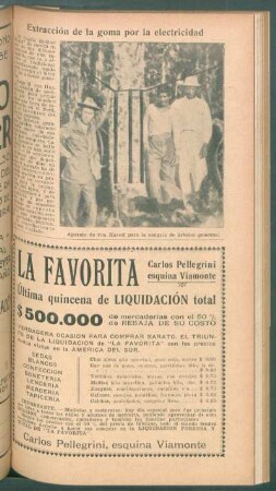 Extracción de la goma por la electricidad
