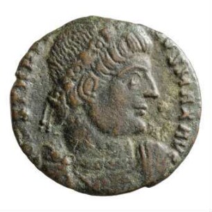 Münze, Follis, Aes 4, 333 n. Chr.