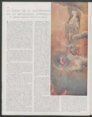 La diosa de la maternidad en la mitología japonesa