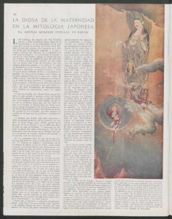 La diosa de la maternidad en la mitología japonesa