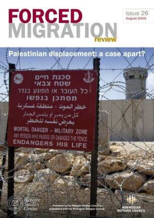 Palestinian displacement : a case apart?