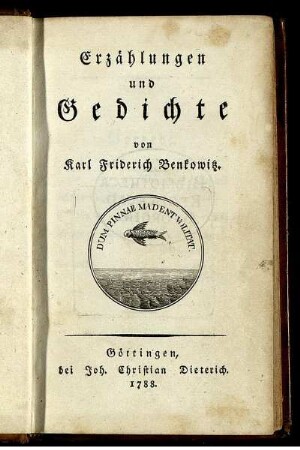 Erzählungen und Gedichte