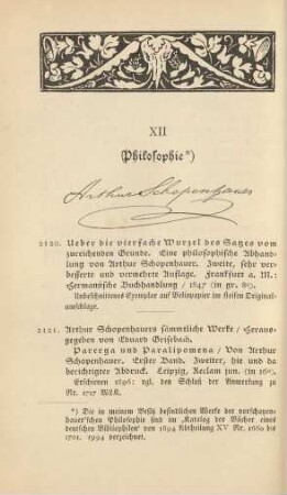 XII. Philosophie