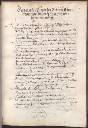Bayrische Chronik, Buch II,1 - BSB Cgm 1560