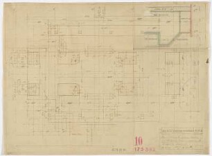 Fundament Maschine II Grundplatte, Draufsicht