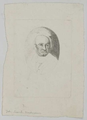 Bildnis des Johann Leonhard Hirschmann