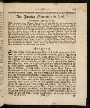 445-452, LXXVII. Am Feyertag Simonis und Judae