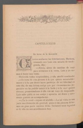 Capítulo XXXII - En favor de la inocencia