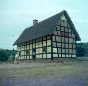 Freilichtmuseum Kommern. Originalgetreuer Wiederaufbau eines Wohnhauses (17. Jh.)