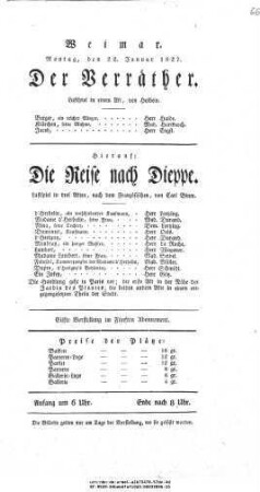 Die Reise nach Dieppe