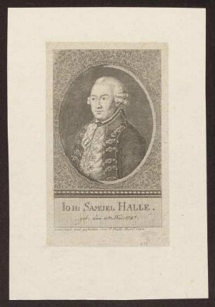 Halle, Johann Samuel