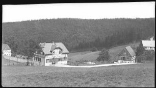 Oberbärenburg. Blick auf Oberbärenburg