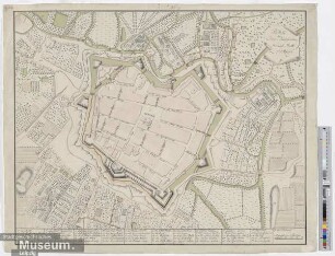 PLAN der Chur=Sächsischen Handel=Stadt LEIPZIG.