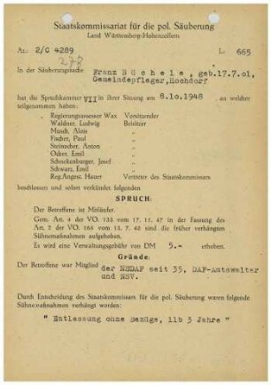 Büchele, Franz