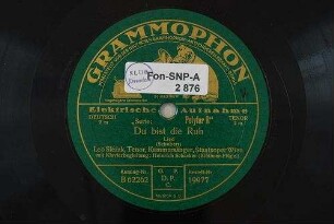 Du bist die Ruh' : Lied / (Schubert)