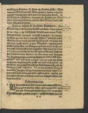 Lehrpuncten.