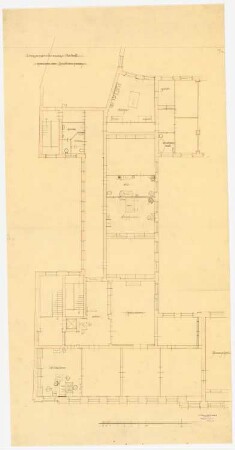 Landesversicherungsanstalt, Berlin: Grundriss der Direktorenwohnung