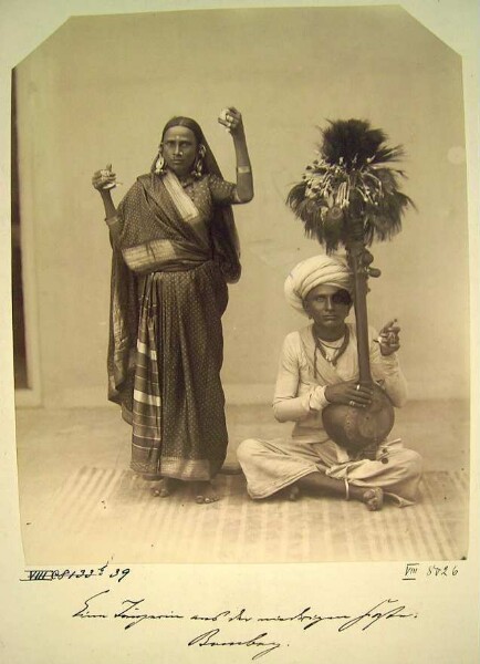 A dancer from the lower caste